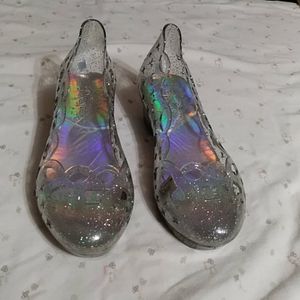 Cinderella light up gel shoes.